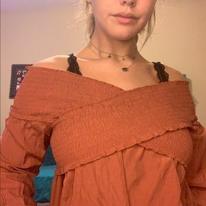 Off the shoulder shirt!